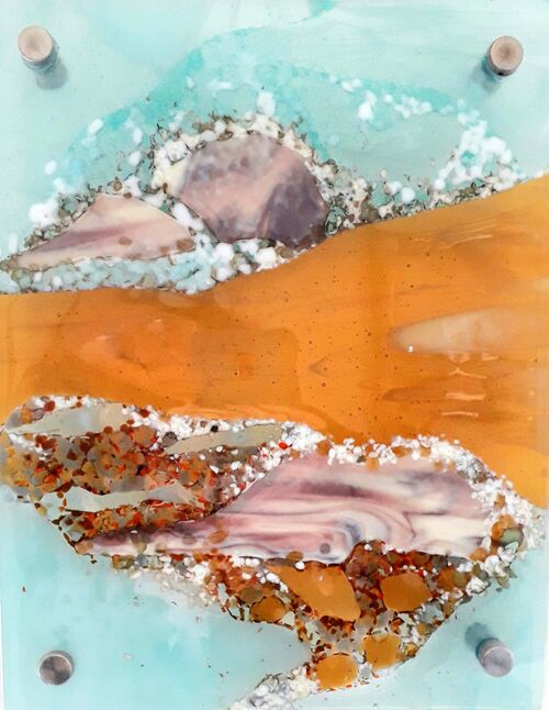 Abstract wall piece
