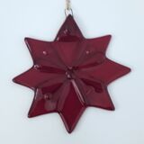 Fused glass star