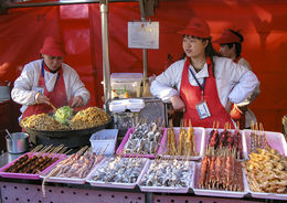 Waiting for customers