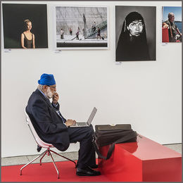 Working in the gallery