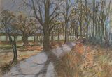 Late Autumn on the Common (SOLD)