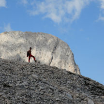 Dolomite mountain-man
