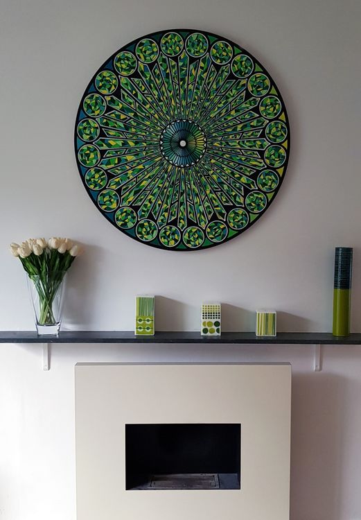Green Rose Window - Private Collection