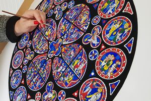 Lincoln Cathedral North Rose Window Limited Edition Print