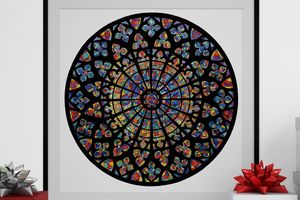 St Malo Rose Window