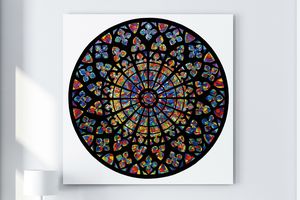 St Malo Rose Window