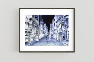 "Late Night Shopping" Giclee Print