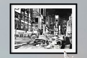 "Times Square" Giclee Print