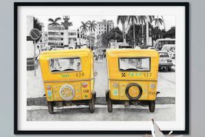 "Taxi!" Giclee Print