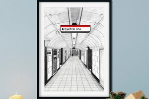 "Central Line" Giclee Print
