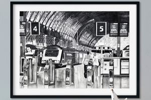 "Platform 5" Giclee Print