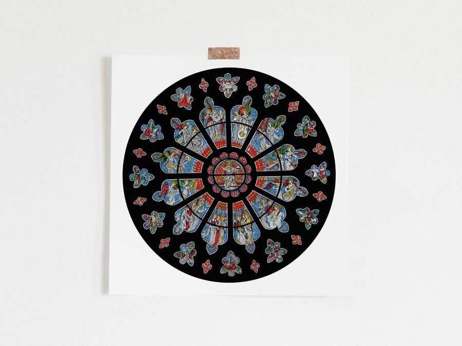 Bristol Cathedral Rose Window Limited Edition Print