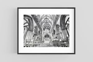 "Wells Cathedral" Giclee Print
