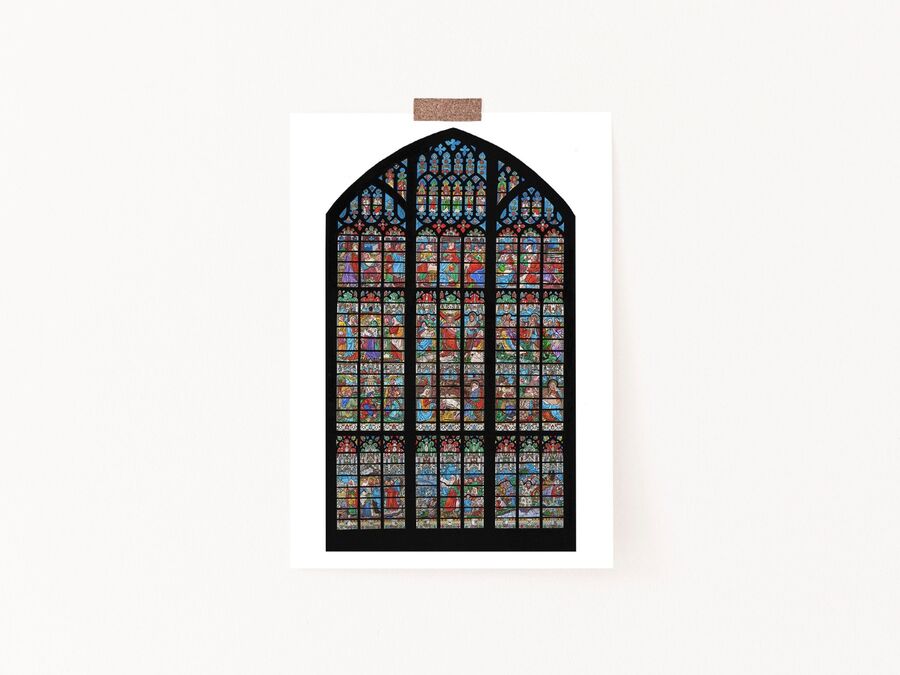 Gloucester Cathedral West Window Limited Edition Print