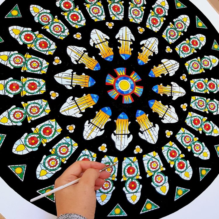 York Minster Cathedral Rose Window