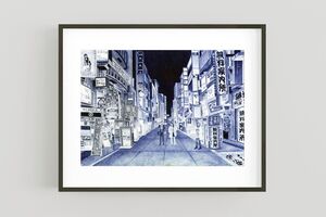 Late Night Shopping Open Edition Print