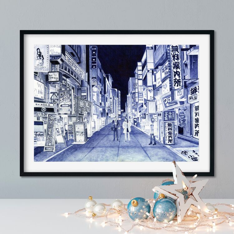 "Late Night Shopping" Giclee Print