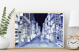 "Late Night Shopping" Giclee Print