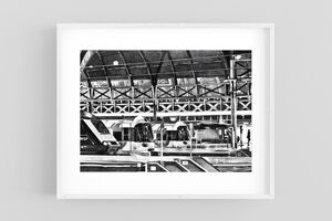 Paddington Print in White Frame