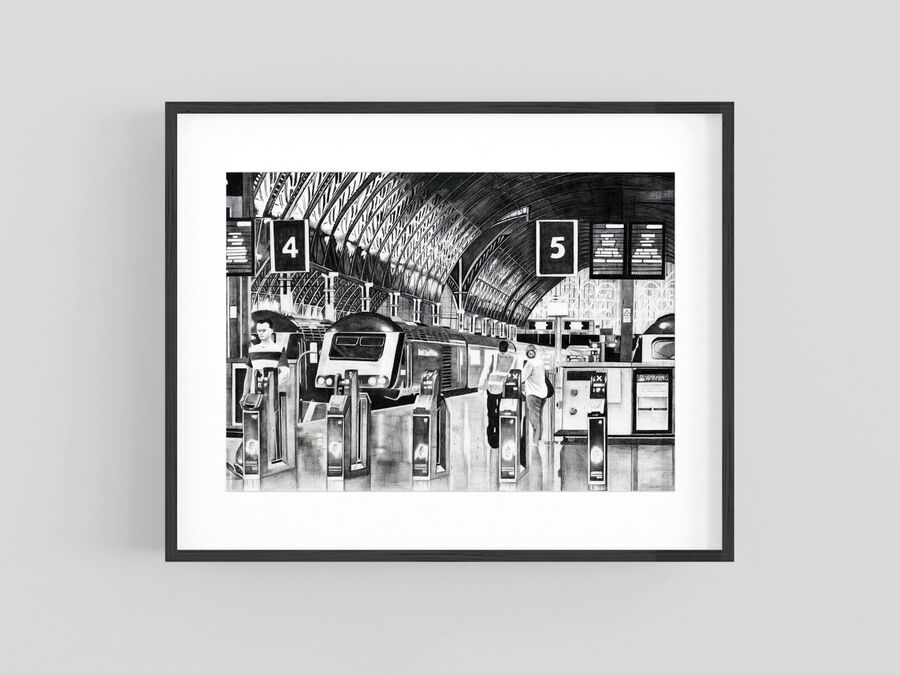 "Platform 5" Giclee Print