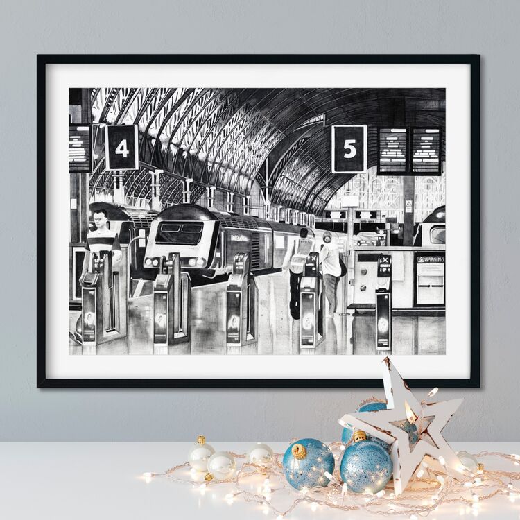 "Platform 5" Giclee Print