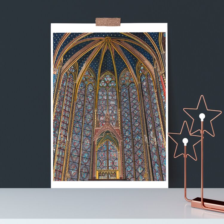 Sainte Chapelle Limited Edition Giclee Print