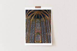 Sainte Chapelle Limited Edition Giclee Print