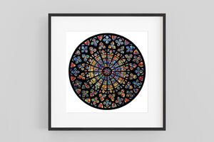 St Malo Rose Window