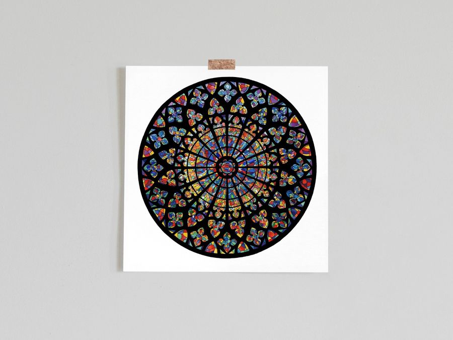 St Malo Cathedral Rose Window