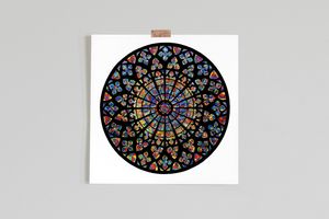 St Malo Cathedral Rose Window
