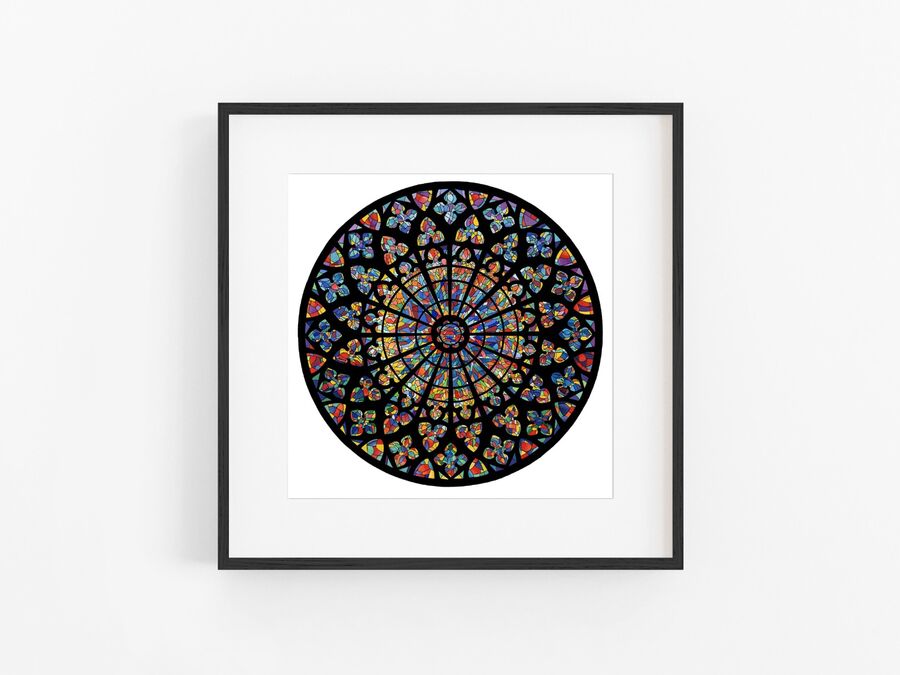 St Malo Rose Window