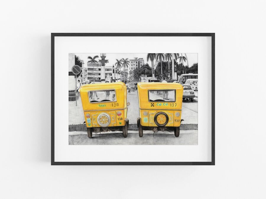 Taxi! Open Edition Print