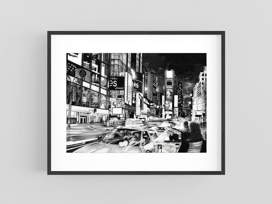 "Times Square" Giclee Print