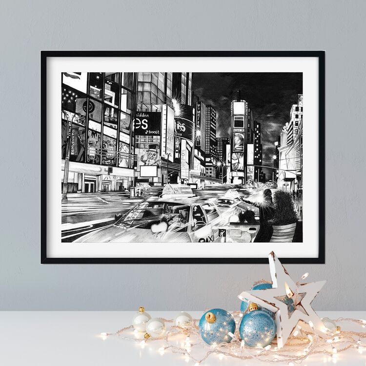 "Times Square" Giclee Print
