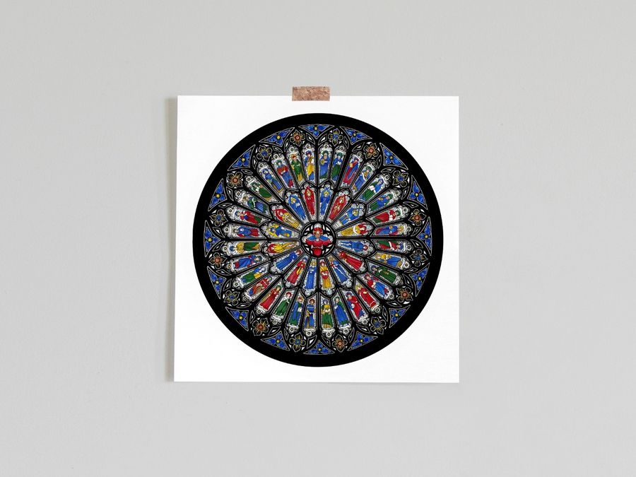 Westminster Abbey Rose Window Limited Edition Print