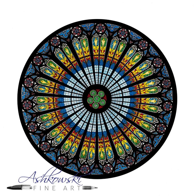 Strasbourg Cathedral Rose Window