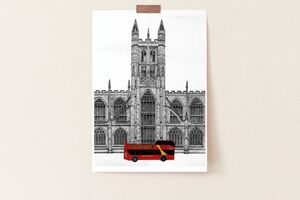 Tourist at Bath Abbey