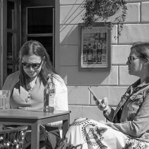 Carol Burton Texting Friends