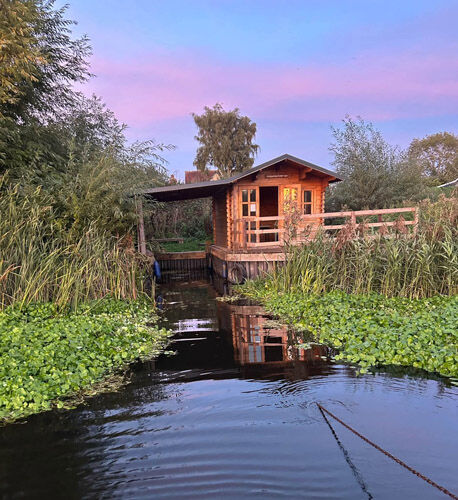 Denise Simpsons Sunset At Normanton Ferry Hut