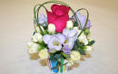 Cupcake Rose & Freesia