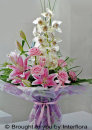 Exquisite Orchid & Rose Hand-Tied : £63.00