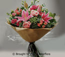 Flamingo Frills Handtied £40