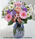 Pink & Lilac Vase Arrangement - LARGE: £45.00