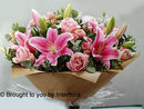 Pink Pop Handtied £40