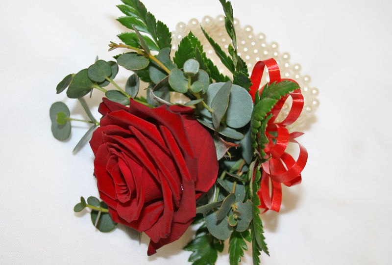 Red Rose Wristband