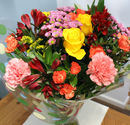 SPECIAL OFFER - Rose and Alstro tied Bunch £35