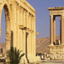 Central Avenue & Tetrapylon, Palmyra (Tadmor), Syria