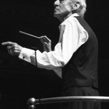 British film composer John Barry in concert