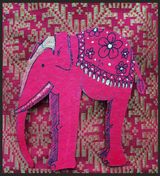 Red, Indian Elephant