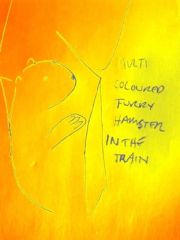 Furry Hamster on a Train
